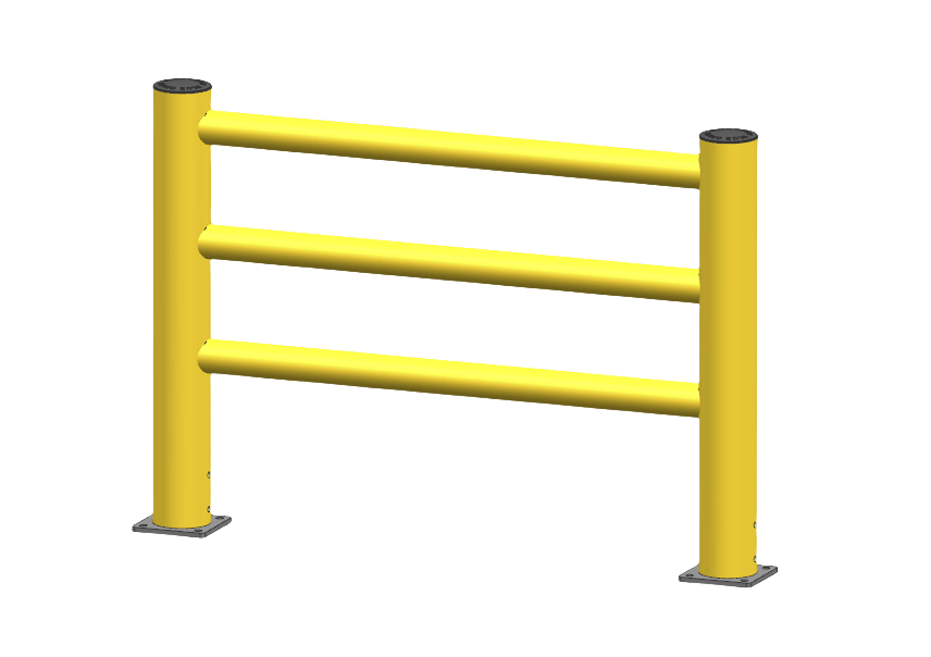 Baryè pou pyeton nan solisyon depo